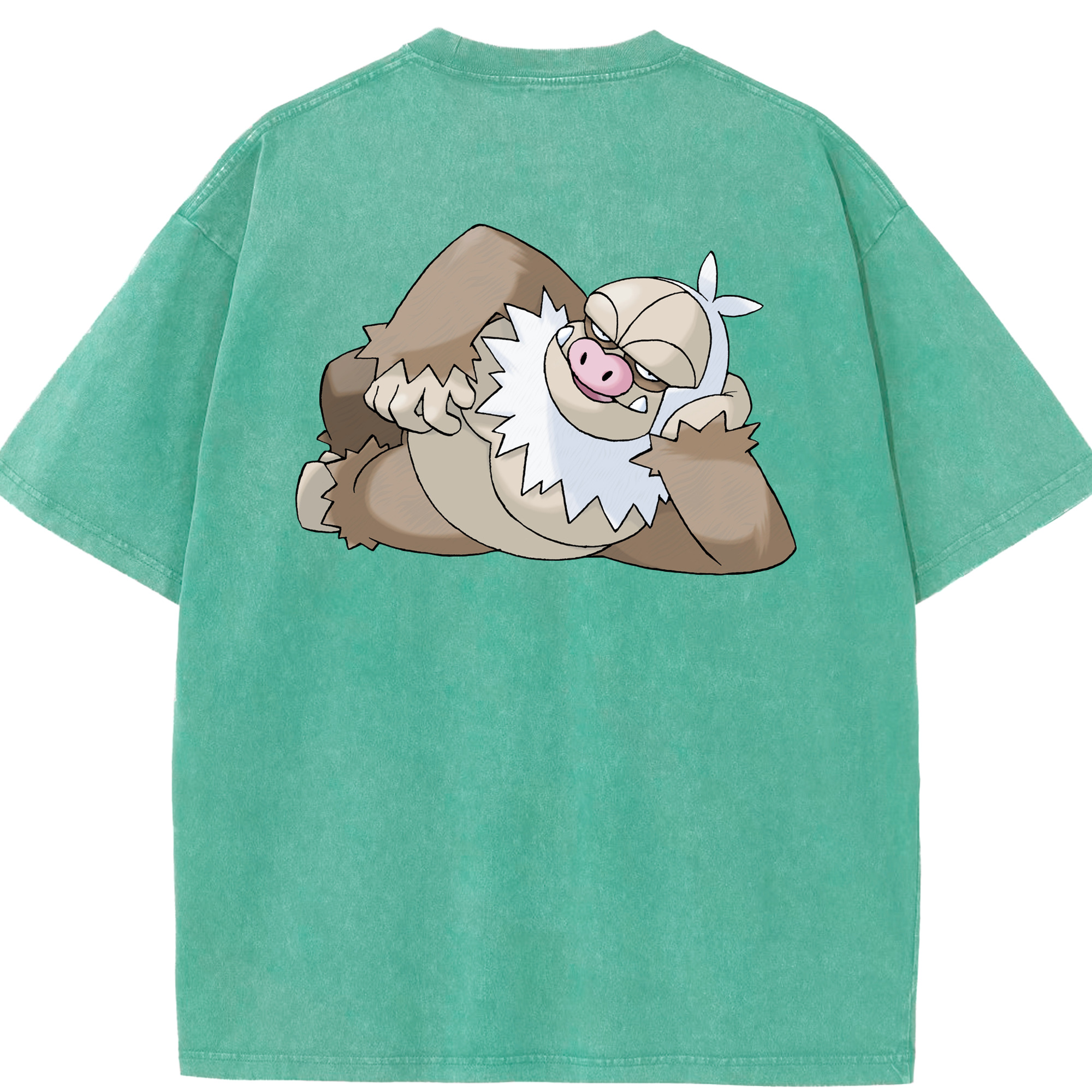 （画像用） ポケットモンスター Pokémon 綿100% ヴィンテージ風 半袖Tシャツ（背面プリント）